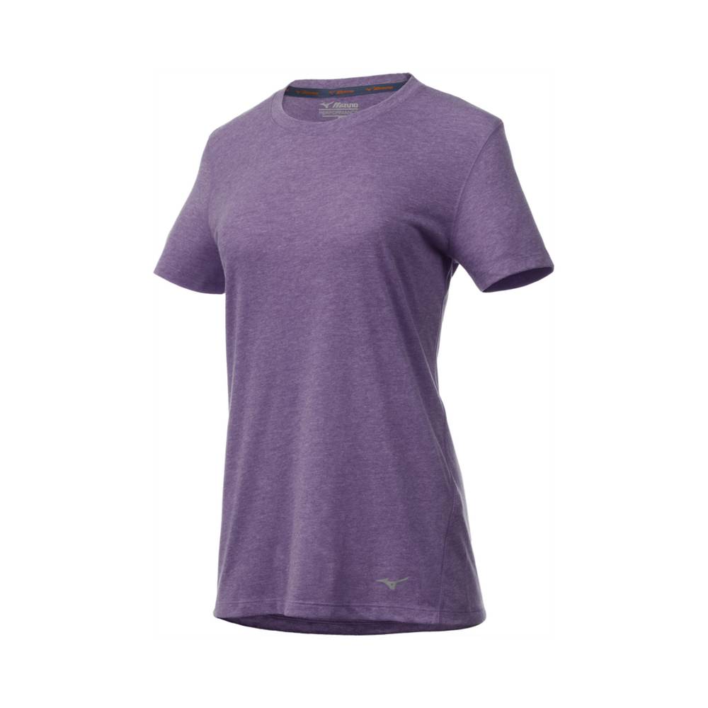 Womens Mizuno Inspire T-Shirts Purple Philippines (XKVUSA901)